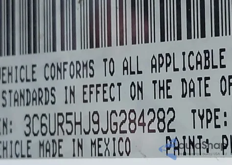 2018 Ram 2500 Tradesman 4X4 8' Box from USA, damaged, VIN 3C6UR5HJ9JG284282